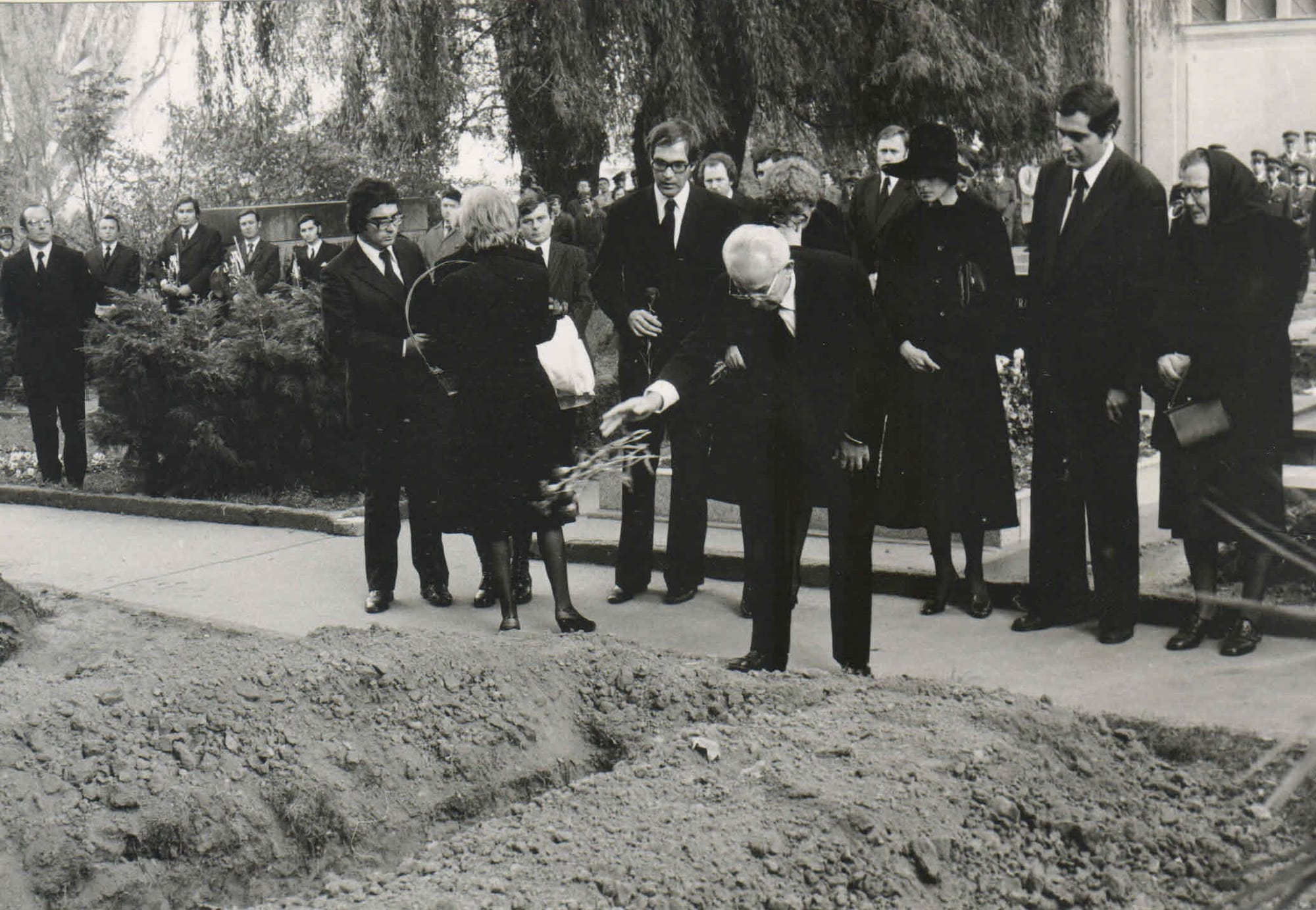 Pohreb Viery Husákovej manželky Gustáva Husáka 22.10.1977